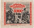 Allemagne 5000 Mark Bielefeld, 1923-02-15, Burlap, Grabowski:67b -