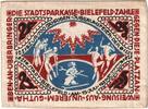 Allemagne 25 MARK Bielefeld, 1921-07-15, Soie, Grabowski:23b -