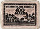 Allemagne 100 Mark Bielefeld, 1921-07-15, Soie, Grabowski:28c -