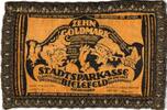 Allemagne 10 Goldmark Bielefeld, 1923-12-15, Velours, Grabowski:112c -
