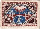 Allemagne 25 MARK Bielefeld, 1921-07-15, Soie, Grabowski:20a -