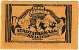 Allemagne 10 Goldmark Bielefeld, 1923-12-15, Velours, Grabowski:112b -