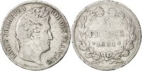 France 5 Francs Monnaie, Louis-Philippe, Toulouse, Argent, KM:745.9 -