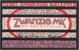 Allemagne 20 Mark Bielefeld, 1918-11-01 -