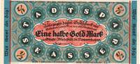 Allemagne 1/2 Goldmark Bielefeld, 1923-11-24, Grabowski:98 -