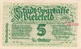 Allemagne 5 Goldpfennig Bielefeld, 1923-11-08, Grabowski:93 -