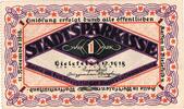 Allemagne 1 Mark Bielefeld, 1918-12-01 -