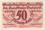 Allemagne 50 Pfennig Bielefeld, 1923-11-28 -