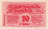 Allemagne 10 Goldpfenning Bielefeld, 1923-11-08, Grabowski:94 -