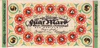 Allemagne 5 Mark Bielefeld, 1918-11-01 -