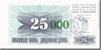 Bosnie-Herzégovine 25,000 Dinara Billet, Bosnia - Herzegovina, 1993-10-15 -