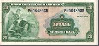 République fédérale allemande 20 Deutsche Mark Billet, 1949-08-22 -