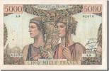 France 5000 Francs Billet, 5 000 F 1949-1957 ''Terre et Mer'' -