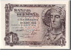 1 Peseta 1948 Spanien Geldschein, 1948-06-19, UNZ UNZ