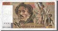 France 100 Francs Billet, 100 F 1978-1995 ''Delacroix'' -