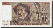 France 100 Francs Billet, 100 F 1978-1995 ''Delacroix'' -