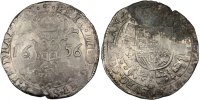 Pays-Bas espagnols Patagon Monnaie, Flandre, Bruges, Argent -