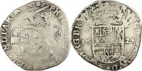 Pays-Bas espagnols Escalin Monnaie, BRABANT, Anvers, Argent -