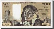 France 500 Francs Billet, 500 F 1968-1993 ''Pascal'', 1979-06-07 -
