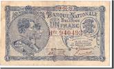 Belgique 1 Franc Billet, 1920-04-09, KM:92 -