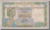 France 500 Francs 500 F 1940-1944 ''La Paix'', 1940-01-04 -