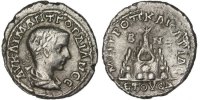 Drachme Monnaie, Gordien III, Caesarea, Argent -