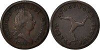 Île de Man 1/2 Penny Monnaie, Isle of Man, Cuivre, KM:8 -