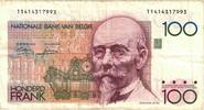 Belgique 100 Francs Billet, KM:142a -