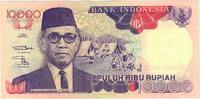 Indonésie 10,000 Rupiah Billet, KM:131a -