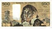 France 500 Francs Pascal, P.47, Fayette:71.12, KM:156c -