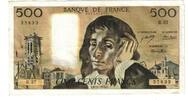 France 500 Francs Pascal, R.37, Fayette:71.10, KM:156b -