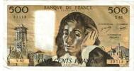 France 500 Francs Pascal, X.62, Fayette:71.15, KM:156d -