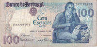 Portugal 100 Escudos Billet, 1985-03-12, KM:178d, B -