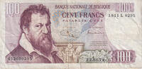 Belgique 100 Francs Billet, 1972-03-22, KM:134b, B -