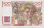 France 100 Francs Jeune Paysan, L.207, Fayette:28.15, KM:128b -