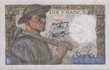 France 10 Francs Mineur, E.101, Fayette:8.14, KM:99e -