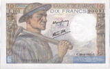 France 10 Francs Mineur, E.101, Fayette:8.14, KM:99e -