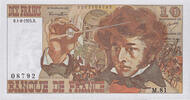 France 10 Francs Berlioz, M.81, Fayette:63.6, KM:150a -