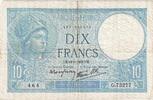 France 10 Francs Minerve, G.73277, Fayette:07.9, KM:84 -