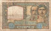 France 20 Francs Science et Travail, C.2468, Fayette:12.11, KM:92b -