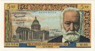 France 5 Nouveaux Francs Victor Hugo, W.80, Fayette:56.11, KM:141a -