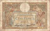 France 100 Francs Luc Olivier Merson, Q.44535, B, Fayette:24.13, KM:78c -