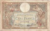 France 100 Francs Luc Olivier Merson, O.61393, B, Fayette:25.32, KM:86b -
