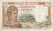 France 50 Francs Cérès, K.3411, Fayette:17.20, KM:81 -