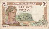 France 50 Francs 1936 Cérès, P.4102, Fayette:17.23, KM:81 TB+