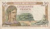 France 50 Francs Cérès, X.6517, Fayette:17.40, KM:81 -