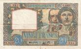 France 20 Francs Science et Travail, G.5652, Fayette:12.18, KM:92b -
