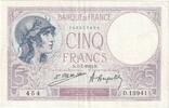 France 5 Francs Violet, D.13941, Fayette:3.7, KM:72c -