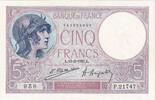 France 5 Francs Violet, P.21747, Fayette:3.09, KM:72c -
