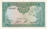 Indochine française 5 Piastres = 5 Riels Undated (1953), KM:95 -